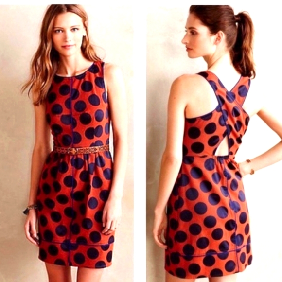 Maeve Dresses & Skirts - NWT Anthropologie Maeve Polka Dot Sleeveless Dress
